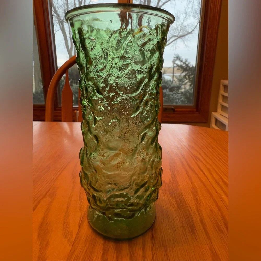 Vintage Green E.O. Brody Vase